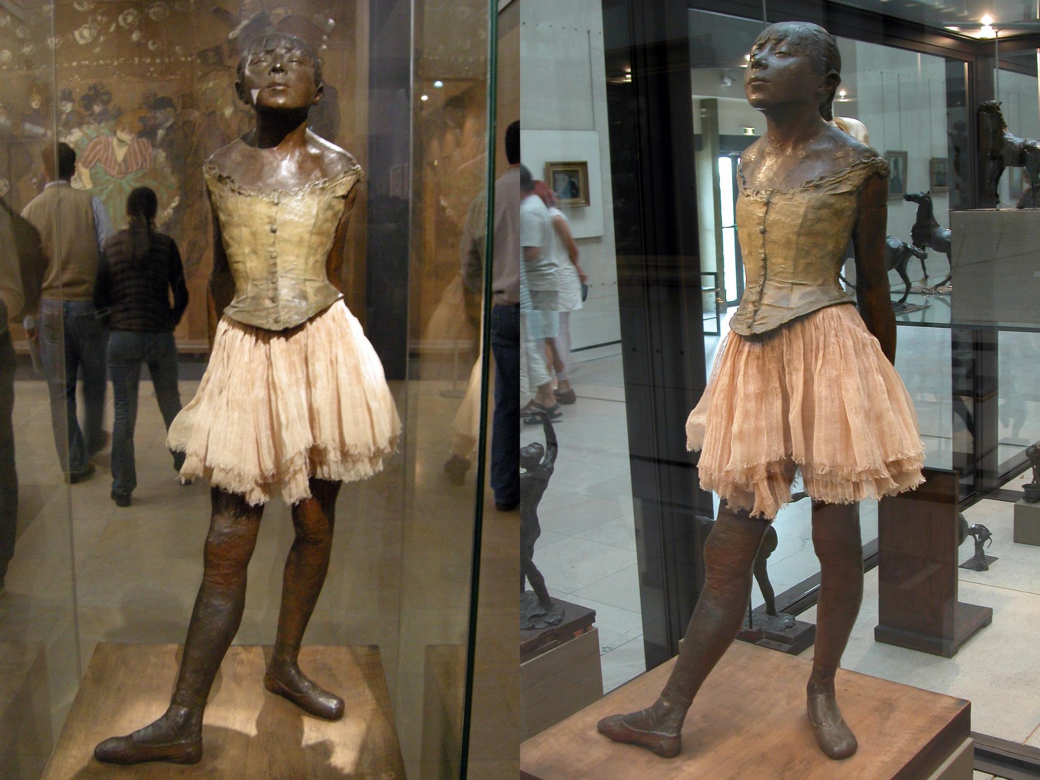 Paris Musee D'Orsay Edgar Degas 1865-81 Small Dancer Aged 14 